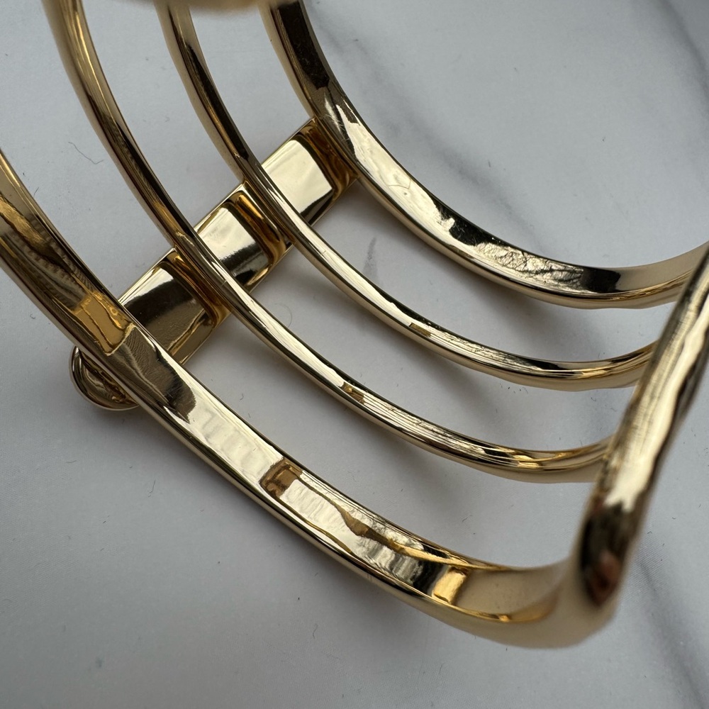 Jane Win Forever Eclipse Gold Bangle Bracelet Cuf… - image 7